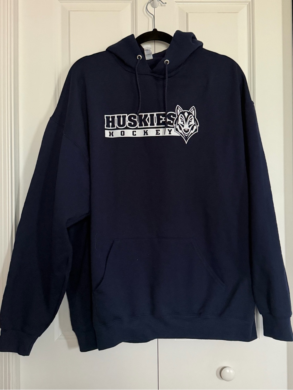 Huskies Hockey Crewneck Sweatshirt - Navy